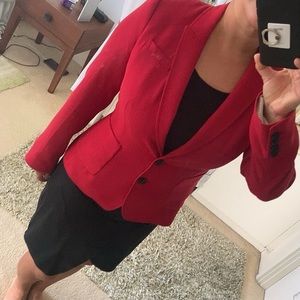 Banana Republic Red Blazer Jacket